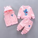 Conjunto Infantil Casual Com Estampa 3 Pçs