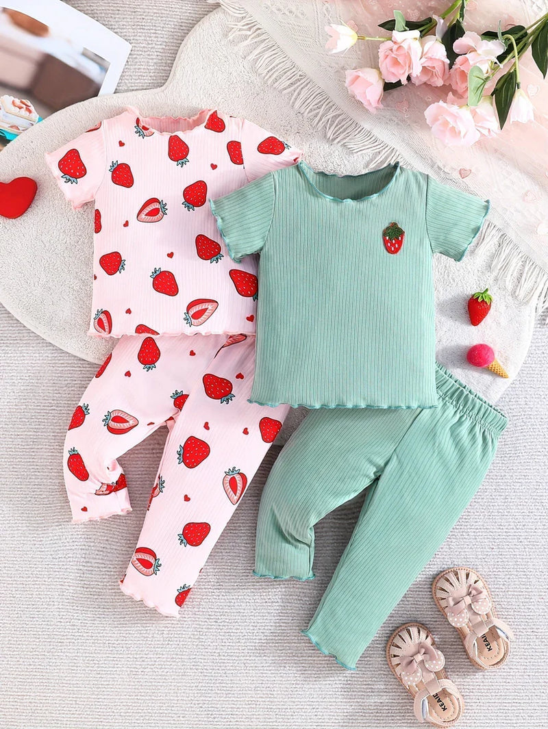 2 Conjuntos Femininos Moranguinho