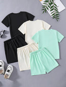 Kit Com 3 Conjuntos Masculinos Multicolor