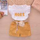 Conjunto Feminino Verão Com Flores