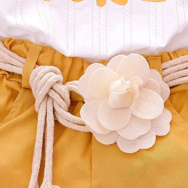 Conjunto Feminino Verão Com Flores