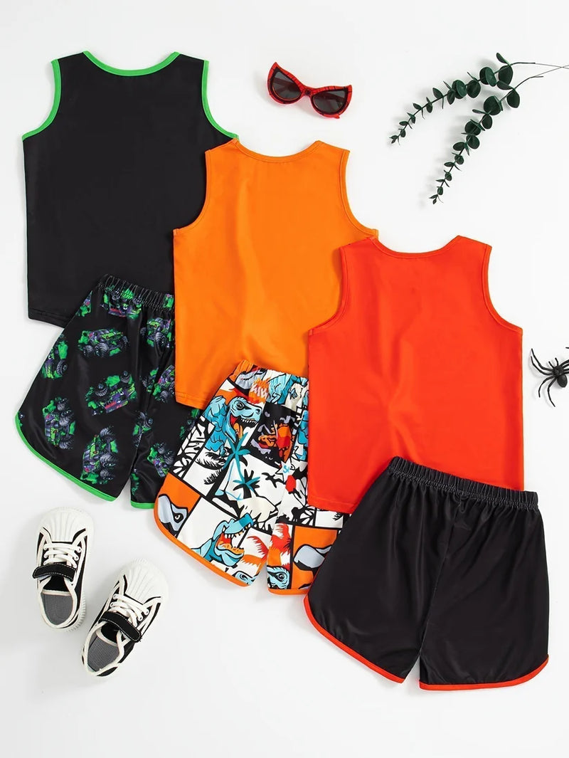 3 Conjuntos Masculinos Dinossauros