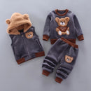 Conjunto Infantil Casual Com Estampa 3 Pçs
