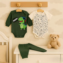 Conjunto Kit 3 Peças 100% Algodão Estampas Divertidas