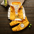 Conjunto Infantil Casual Com Estampa 3 Pçs