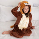 Pijama Unicórnio Infantil Macacão Com Capuz