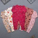 Kit 5 Macacão Estampado Malha para Bebê