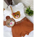 Conjunto infantil jeans menina blogueirinha