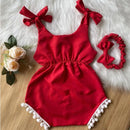 Body Infantil menina com Tiara