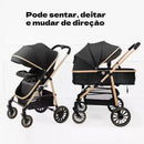 Carrinho Completo 3 EM 1 Com Moisés e Bebe Conforto