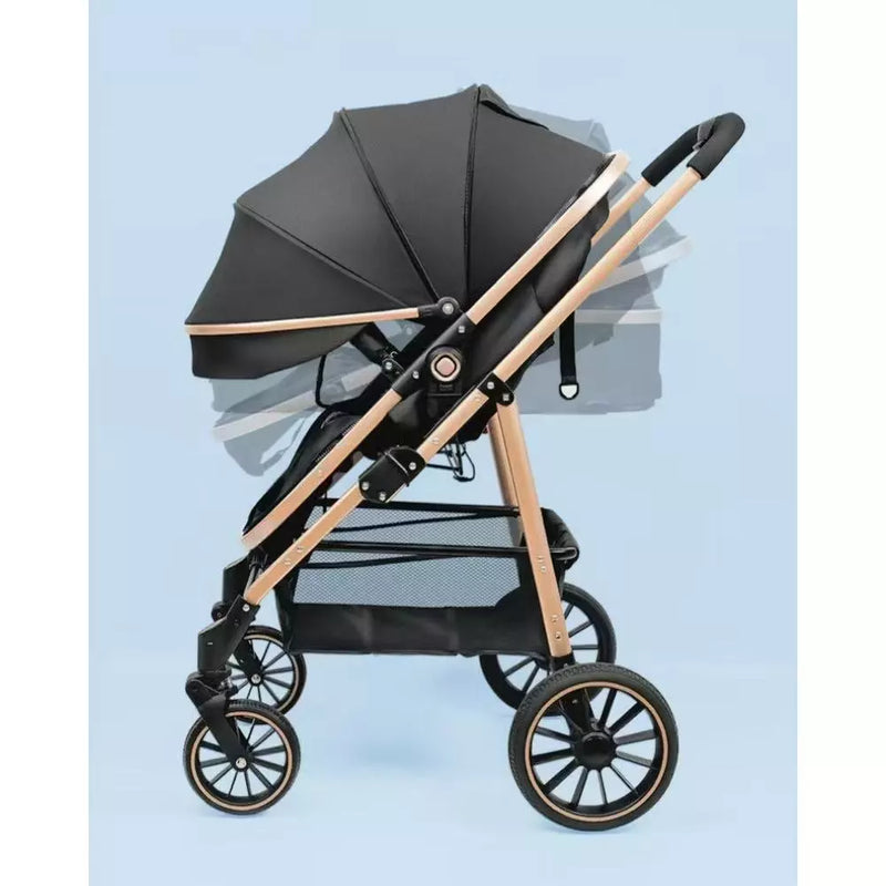 Carrinho Completo 3 EM 1 Com Moisés e Bebe Conforto