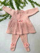 Vestido para bebê e Meia calça saída maternidade