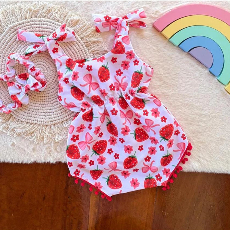 Body Infantil menina com Tiara