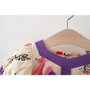 Vestido De Bebê Recém-Nascido Algodão Impresso