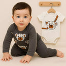 Conjunto Kit 3 Peças 100% Algodão Estampas Divertidas