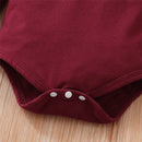 Conjunto De Manga Longa Floral Com Fita De Cabeça