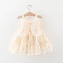 Vestido Meninas Borboleta Bebê