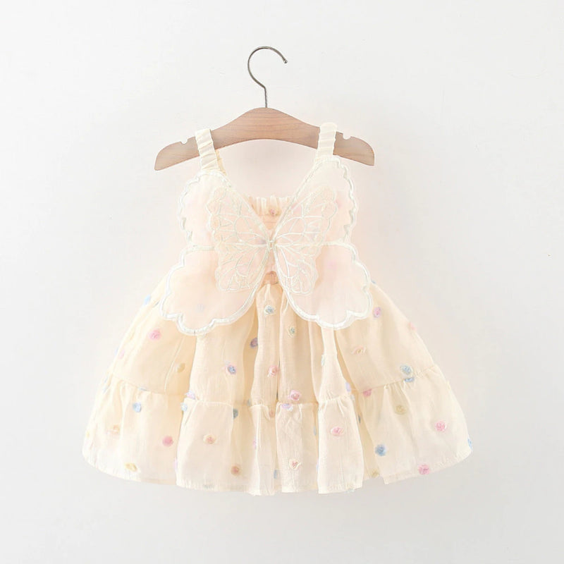 Vestido Meninas Borboleta Bebê