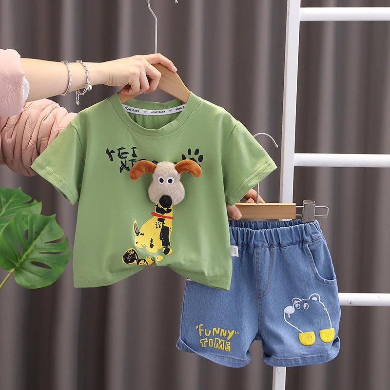 Conjunto Infantil Meninos De Verão