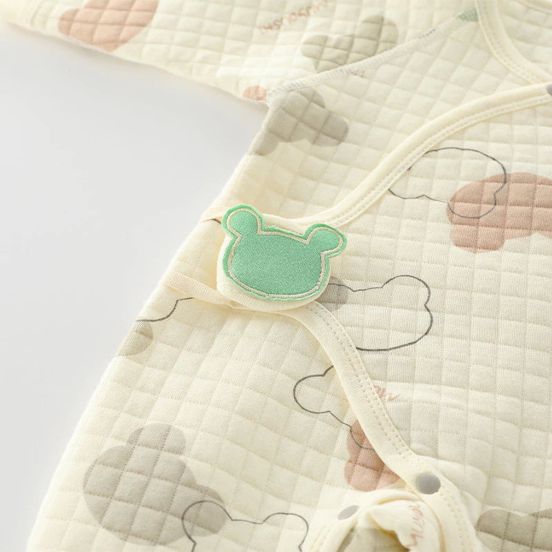 Kit Com 2 Pçs macacão bebê borboleta