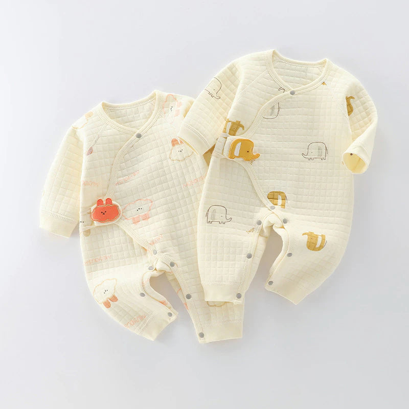 Kit Com 2 Pçs macacão bebê borboleta