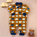 Macacão Peluciado  Ursinhos Nas Nuvens Caramelo