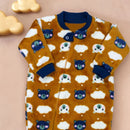 Macacão Peluciado  Ursinhos Nas Nuvens Caramelo