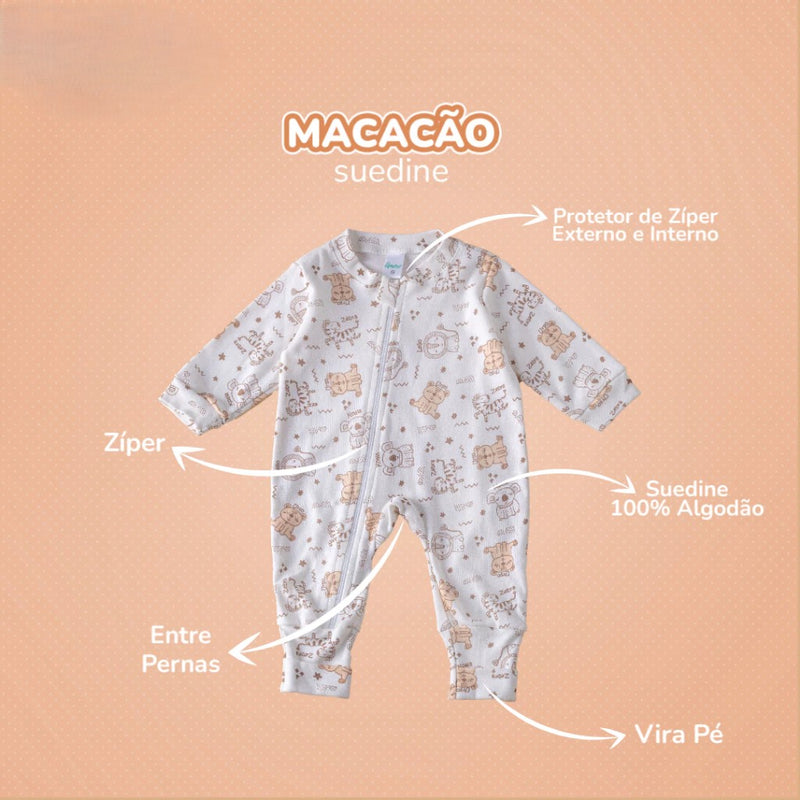 Macacão  100% Algodão Unisexx